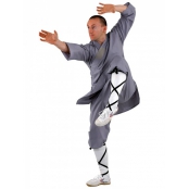 Shaolin oblek šedý