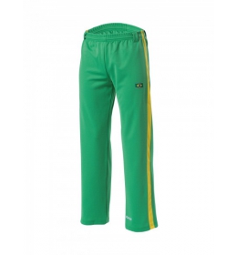 Capoeira kalhoty zeleno-žluté