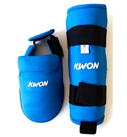KWON chránič nártu + chránič holeně SADA modrá