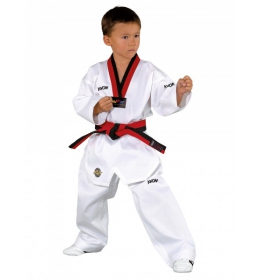 Dobok na taekwondo KWON VICTORY červeno-černá klopa