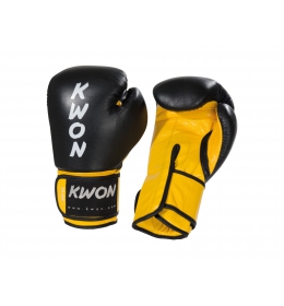 Boxovací rukavice KO Champ černo-žluté