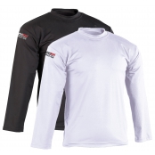 Rash guard funkční tričko s dlouhým rukávem bílé